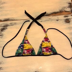 Hurley Geometric Bikini Top